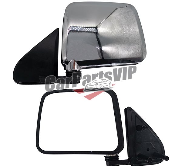 LH: 85031-68913, RH: 85030-68913, Mirror Assy, Outer Rearview, Nissan D21 Harobody 4*4 Chrome 1990 Rearview Mirror