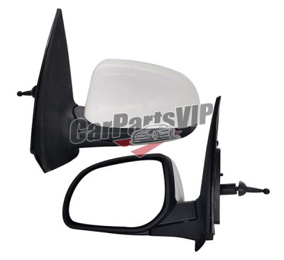 LH:87610-0X040, RH: 87620-0X040, Mirror Assy ,Outer Rearview, Hyundai I10 2007 Manual Rearview Mirror