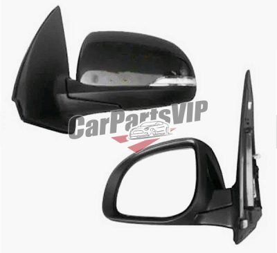 LH:87610-0X340, RH: 87620-0X340, Mirror Assy ,Outer Rearview, Hyundai I10 2007 Manual Rearview Mirror