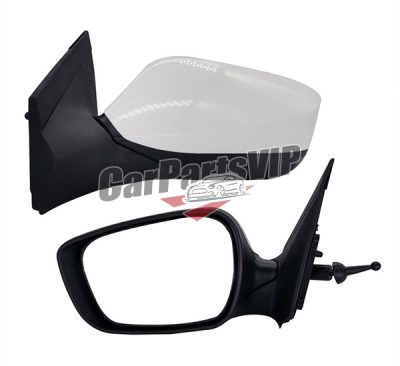 LH:87610-1R000, RH: 87620-1R000, Mirror Assy ,Outer Rearview, Hyundai Accent 2011 Manual Rearview Mirror