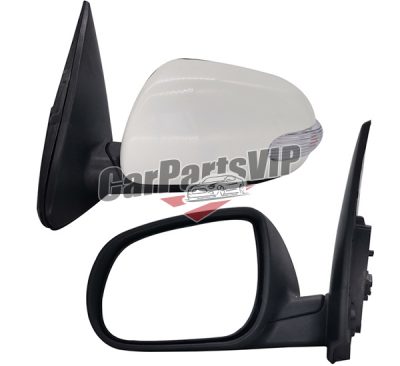 LH:87610-1X000, RH: 87620-1X000, Mirror Assy ,Outer Rearview, Kia Forte 2009 Rearview Mirror with Led Singan Lamp