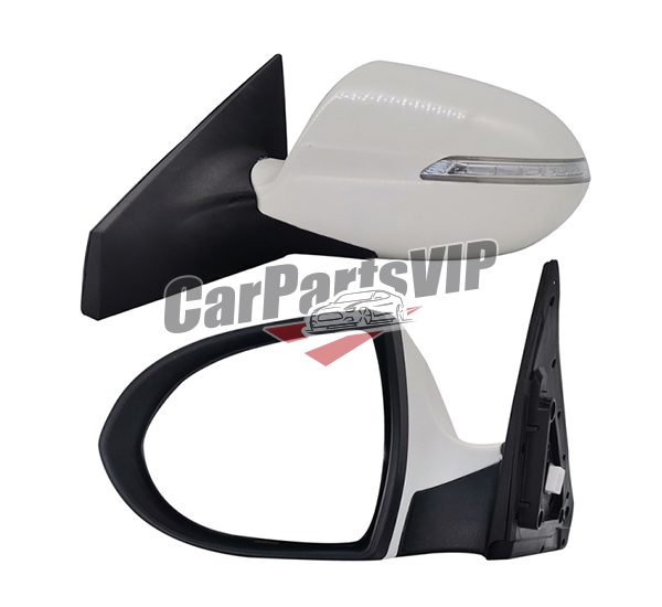 LH:87610-3W132, RH: 87620-3W132, Mirror Assy ,Outer Rearview, Kia Sportage 2010 Rearview Mirror with Led Singan Lamp