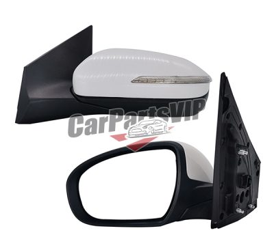 LH:87610-C7210, RH: 87620-C7210, Mirror Assy ,Outer Rearview, Hyundai I20 2016 Rearview Mirror With Led Lamp