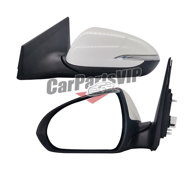 LH:87610-F2100, RH: 87620-F2100, Mirror Assy ,Outer Rearview, Hyundai Elantra 2016 Rearview Mirror With Led Singan Lamp