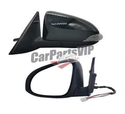 87940-02910,RH: 87910-02910, Mirror Assy, Outer Rearview, Toyota Corolla 2012-2015 Rearview Mirror with Led Signal Lamp