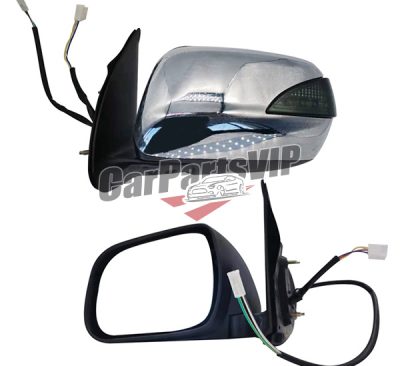 LH: PZM47-0K641-040, RH: PZM46-0K641-040, Mirror Assy, Outer Rearview, Toyota Hilux 2005 Rearview Mirror with Led Signal Lamp