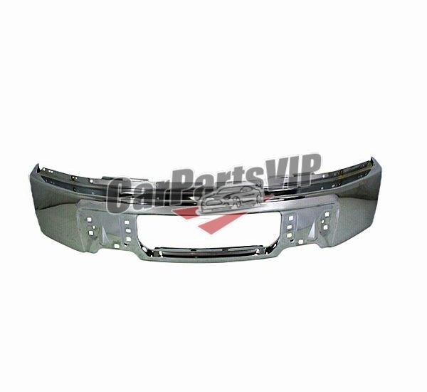 9L3Z17757B, Perforated Front Chrome Steel Bumper for Ford, Ford F150 2009-2014 Front Bumper