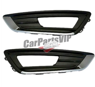 LH:F1EB-15A299-D-01, RH:F1EB-15A298-D-01, Perforated Chrome Fog Light Frame for Ford, Ford Focus Sedan 2015 Fog Light Frame