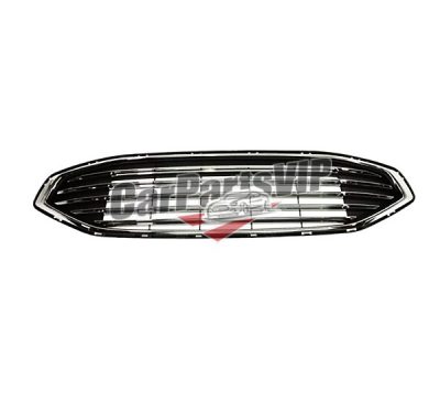 HS73-8200-AJSMAS, Front Bumper Upper Grille for Ford, Ford Mondeo 2017 Front Bumper Grille