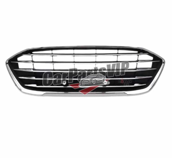 JX7B-8200-FC, JX7B-8200-EC, Front Bumper Chrome Grille for Ford, Ford Focus Sedan / Hatchback 2019 Front Bumper Grille