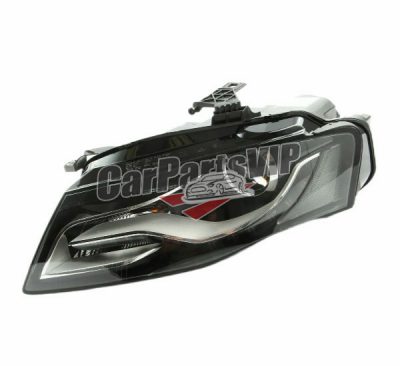 LH:8K0941029AM, RH:8K0941030AM, Xenon Turn Signal Headlight for Audi, Audi A4B8 Xenon Turn Signal Headlight 2009