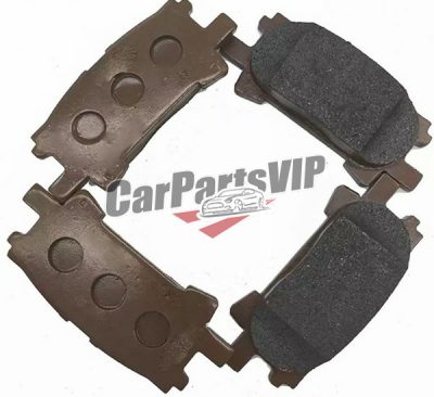 04466-48030, 04466-48040, 04466-48060, 04466-48090, Rear Axle Brake Pad for Toyota, Toyota Highlander / Lexus RX Rear Axle Brake Pad