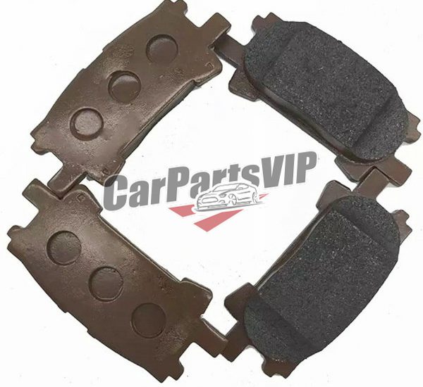 04466-48030, 04466-48040, 04466-48060, 04466-48090, Rear Axle Brake Pad for Toyota, Toyota Highlander / Lexus RX Rear Axle Brake Pad