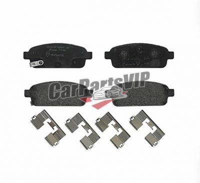 1605262, Rear Axle Brake Pad for Chevrolet, Chevrolet / Buick (SGM) / ChevroletT (SGM) / Holden / Opel / Vauxhall Rear Axle Brake Pad