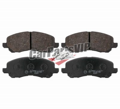 4605A261, 4605A317, MN102618, MR527674, Front Axle Brake Pad for Mitsubishi, Mitsubishi / Dodge / Dongnan / Jeep / Mitsubishi (BJC) / Mitsubishi (GAC) / Peugeot Front Axle Brake Pad