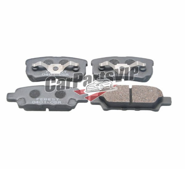 4605A336, 4605A337, MN116929, MR955068, Rear Axle Brake Pad for Mitsubishi, Mitsubishi / Chrysler / Dodge / Jeep / Chrysler / Chrysler (BBDC) / Mitsubishi (BJC) / Mitsubishi (BBDC) Rear Axle Brake Pad