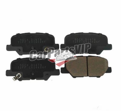 4605B070, 4605A998, GHY9-26-48Z, Rear Axle Brake Pad for Mitsubishi, Mitsubishi / Mazda / Citroen / Peugeot Rear Axle Brake Pad