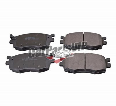 58101-1GA00, 58101-1JA10, Front Axle Brake Pad for Kia, Kia / Kia (DYK) / Hyundai / Hyundai (Beijing) Front Axle Brake Pad