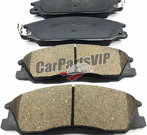 58101-26A00, Front Axle Brake Pad for Hyundai, Hyundai / Ssangyong / Hyundai (Huatai) / Roewe / Kia / JAC / Daewoo Front Axle Brake Pad