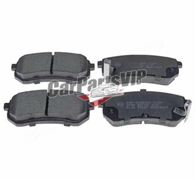 58302-07A00, 58302-0XA00, Rear Axle Brake Pad for Kia, Kia / Kia (DYK) / Hyundai / Hyundai (Beijing) Rear Axle Brake Pad