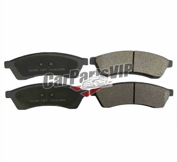 96475028, Rear Axle Brake Pad for Chevrolet, Chevrolet / Daewoo Rear Axle Brake Pad