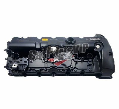 11127552281, 1112 7 552 281, Engine Valve Cover Aluminum N52 for BMW E82 E90 E70 128i 328i 528i X3 X5 Z4