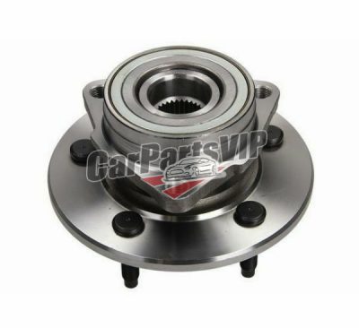 F65Z-1104BA, Front Wheel Hub and Bearing Assembly for Ford F-150 1997-2000