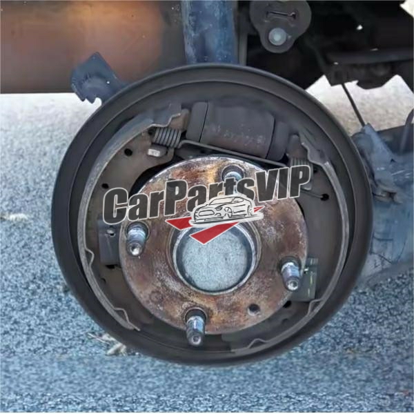 car drum brake system, car brake shoes, auto brake pads, car brake clearance adjuster, car brake drum